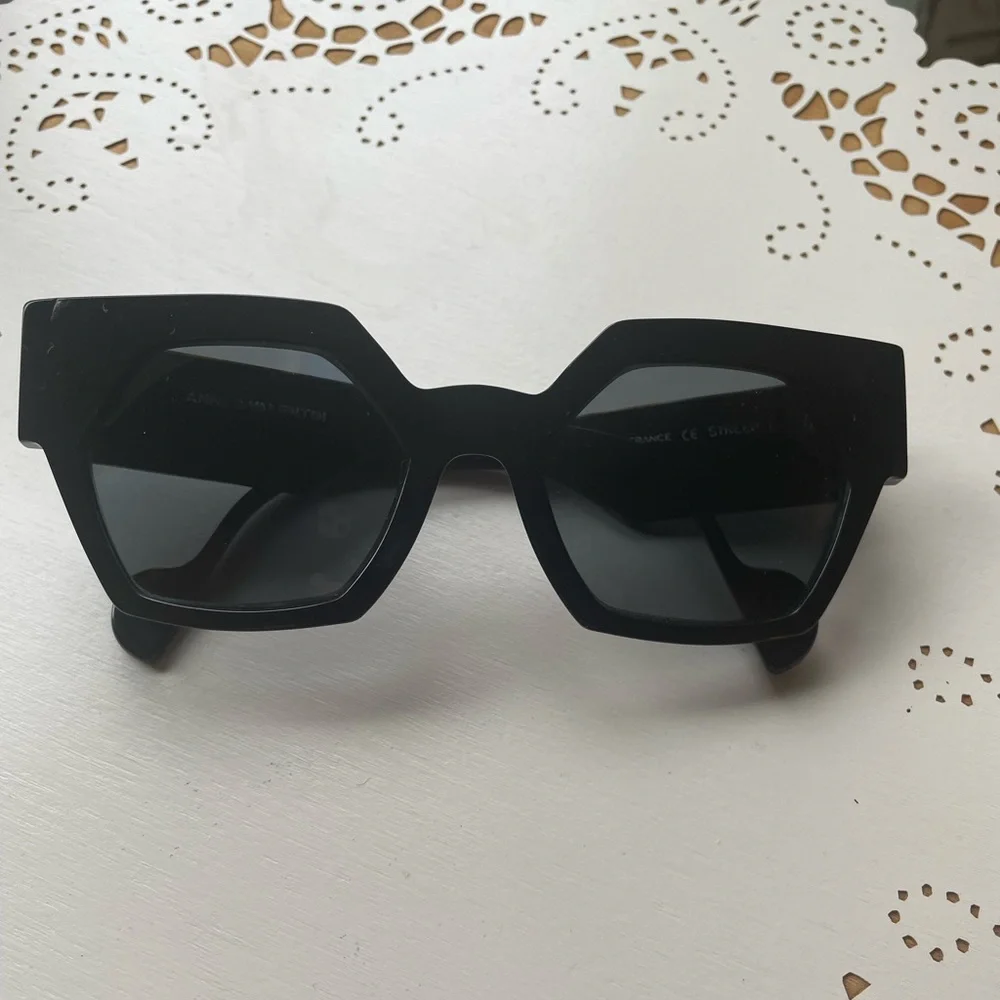 Anne et Valentine Black Sunglasses "Streep" Made in France Luxury Eyewear - Picture 16 of 17